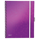 Carnet de notes WOW Be Mobile 4645 LEITZ, format A4, quadrillé, violet