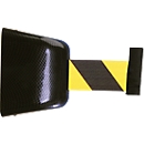 Carrete de cinta para pared, magnético, 5 m, cinta negro/amarillo