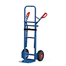Carretilla para sillas / carretilla apilable, capacidad de carga de 300 kg, ruedas neumáticas