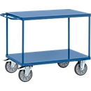 Carrito de transporte con plataformas de chapa de acero,  L 1197 x An 609 x Al 900 mm