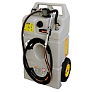 Trolley para lubricante CEMO, con electrobomba 12 V, 100 l, polietileno, batería LiFePO4, An 1000 x P 590 x Al 430 mm