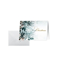 Carte de Noël "Eucalyptus magic", A6 (A5), 250g/m², 25 pièces, carton blanc, impression jet d'encre &amp; laser