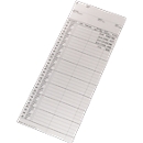 Carte de pointage BÜRK, codé, pour pointeuse ZR5500, 200 p.