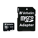 Carte mémoire MicroSDHC/SDXC Premium Verbatim, capacité de stockage 16 Go