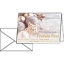 Cartes de Noël « Sentiment de Noël », format A6, carton brillant, enveloppe incluse, 25 p.