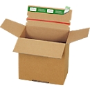 Cartons d'expédition Grünmarie®, 150 x 100 x 150 mm, optimisés pour les palettes, fond automatique, jusqu'à 20 kg, 100 % recyclables, carton ondulé FSC®, brun, 20 pièces