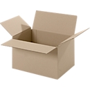 Cartons pliables et ondulés, 1 cannelure, 250 x 200 x 150 mm