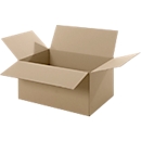 Cartons pliables et ondulés, 1 cannelure, 400 x 300 x 200 mm