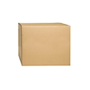 Cartons pliables et ondulés, double cannelure, 500 x 500 x 400 mm