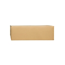 Cartons pliables et ondulés, double cannelure, 600 x 200 x 200 mm, brun