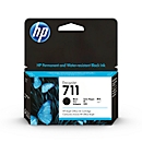 Cartouche d'encre originale HP 711, pack individuel, noir
