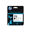 Cartouche d'encre originale HP 712, pack individuel, noir