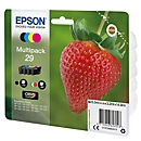 Cartouches d'encre originales Epson 29 CMYK, Mixpack, cyan, magenta, jaune, noir