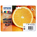 Cartouches d'encre originales Epson 33 CMYK, Mixpack, cyan, magenta, jaune, noir