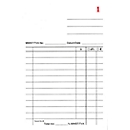 Cash register block, white, numbered 1-50