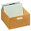 Casier à fiches HAN, bois, format A5, 1000-1500 fiches