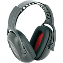Casque antibruit Honeywell Verishield VS110D, EN 352-1, SNR 30 dB, technologie brevetée Air-Flow-Control, noir-rouge