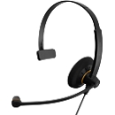 Casque d'écoute EPOS|Sennheiser IMPACT SC 30 USB ML, filaire, monaural, USB, certifié Skype, UC optimisé, ActiveGard