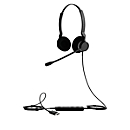 Casque d'écoute Jabra BIZ 2400 USB Duo MS, pour Microsoft Lync, FreeSpin™-Microphone à bras, antibruit, version Duo