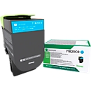 Cassette de toner 71B20C0 Lexmark, cyan