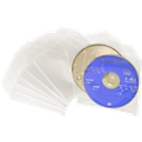 CD/DVD-Folientaschen, transparent, für den Versand geeignet