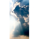 Ceiling sail, motif clouds, 2000x1000