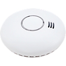 CEMO wireless heat and smoke alarms, set of 2, battery-operated, networkable, incl. 2 magnetic plates and batteries