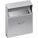 Cendrier mural avec toit de protection, argent