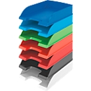 Bandeja para documentos LEITZ® estándar 5227, plástico, 5 unidades, rojo claro
