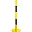 Chain post, 2-piece, yellow/black