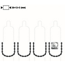 Chain safety device for asecos pressurised gas cylinder cabinets, steel