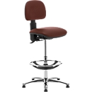 Chaise de travail Saloon, brun foncé