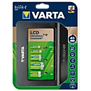 Chargeur de piles Varta LCD Smart Charger, pour 4 x Mignon AA/Micro AAA &amp; 1 x USB, 2 modes, écran LCD, 4 piles incluses