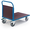 Chariot à 1 dossier, 2000 x 800 mm, capacité de charge 1200 kg