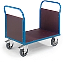 Chariot à 2 dossiers, 2000 x 800 mm, capacité de charge 1200 kg