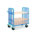 Chariot à étages avec poignée de poussée, 1000 x 700 mm, répartition variable pour les socles des étages