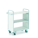 Chariot de bureau avec panneaux latéraux, 1000 x 500 mm, capacité de charge 150 kg