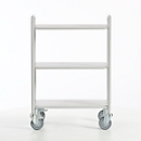 Chariot de bureau sans grille de séparation, 710 x 290 mm