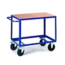 Chariot de transport, 1 surface de chargement 1200 x 800 mm, capacité de charge 500 kg, pour ateliers et usines