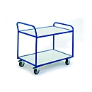 Chariot de transport ESD à 2 étages, 790 x 490 mm, capacité de charge 250 kg