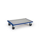 Chariot de transport pour plateaux, avec revêtement en tôle de zinc