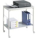 Chariot multifonctions mobile, l. 735 x P 400 x H 720 mm, gris clair
