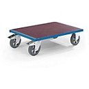 Chariot plate-forme, 2000 x 800 mm, capacité de charge 1200 kg
