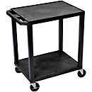 Chariot polyvalent en plastique, noir