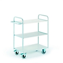 Chariots de bureau sans panneaux, 1000 x 500 mm, capacité de charge 150 kg