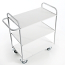 Chariots de bureau sans panneaux, 800 x 500 mm, capacité de charge 150 kg