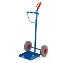Châssis mobile pour bouteilles de propane de 33 kg (hauteur des bouteilles env. 1300 mm), pneumatiques gonflables