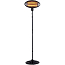 Chauffage par infrarouge GUSTAV, sur pied, réglable en hauteur, IPX4, 2000 W, 3 niveaux de chauffage