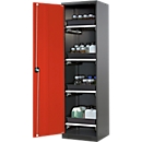 Chemikalienschrank Asecos CS-CLASSIC, Flügeltür, 4 Auszugswannen, 545x520x1950 mm, verkehrsrot