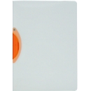 Chemise à pince Easy Plus Kolma, A4, jusqu'à 30 feuilles, plastique transparent KolmaFlex, avec pince rouge